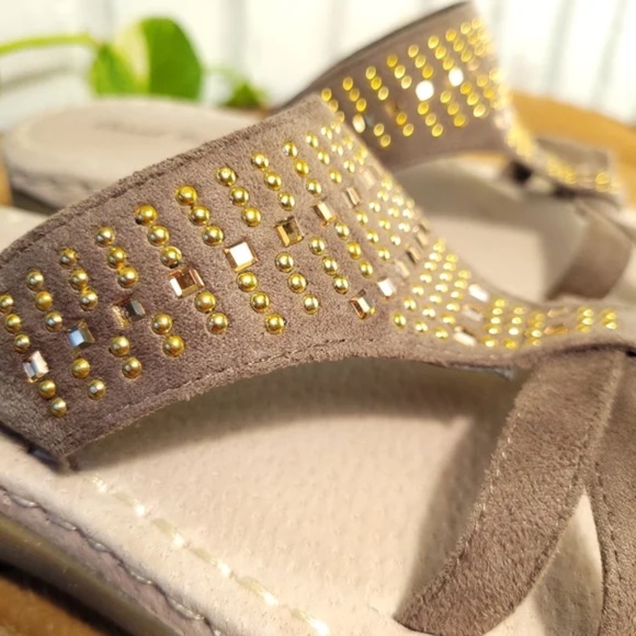 Studded and Embellished Paxton Slide Sandals - Picture 6 of 10